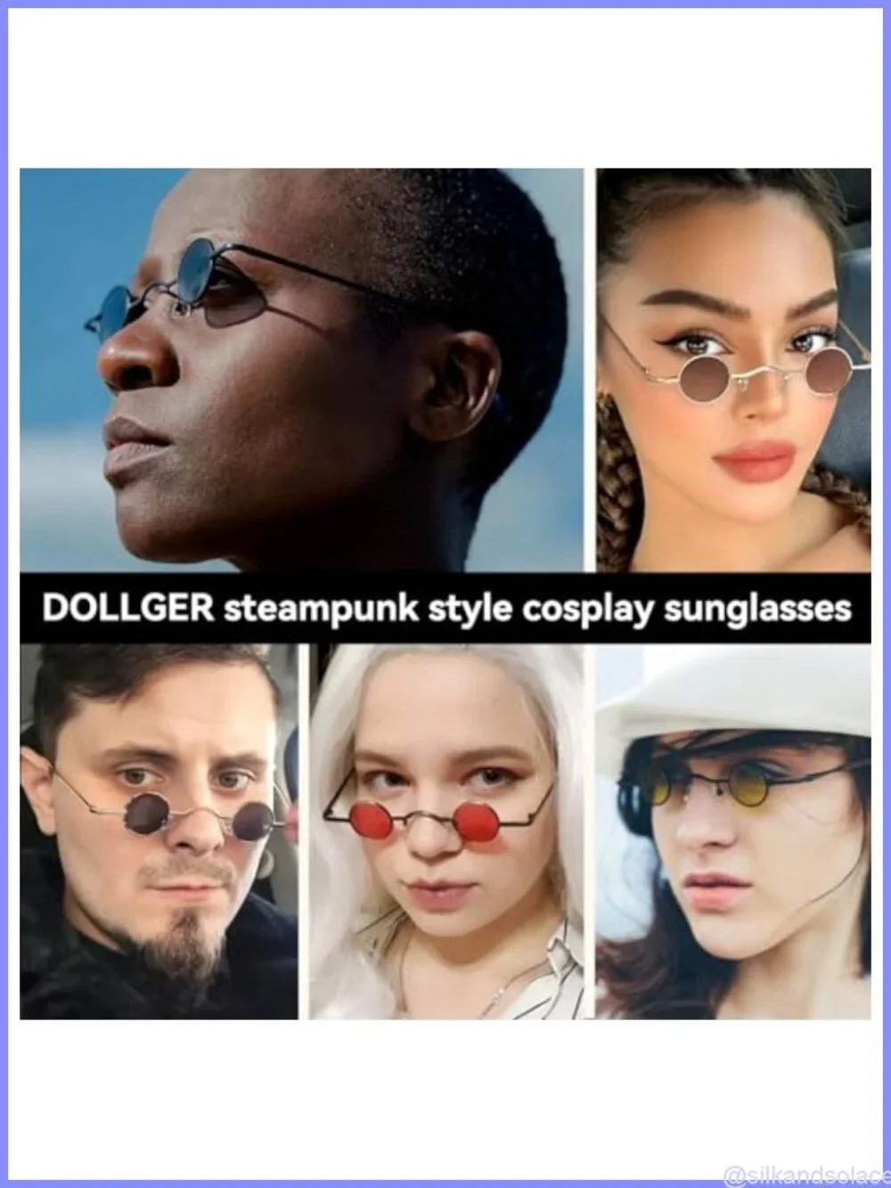 Polarized UV400 Small Round Retro Metal Sunglasses Unisex